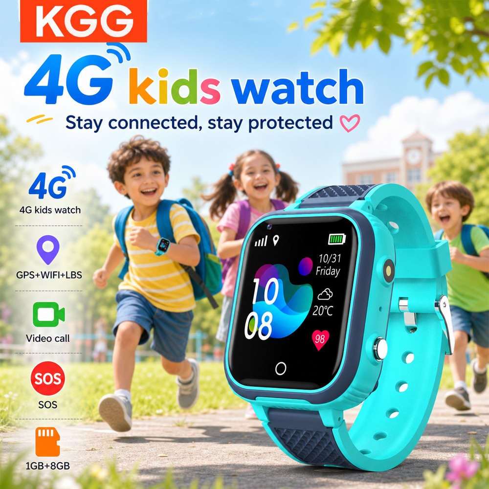 Kids Smartwatch Gps - 4G キッズスマートウォッチビデオ通話 GPS WiFi 測位 SOS