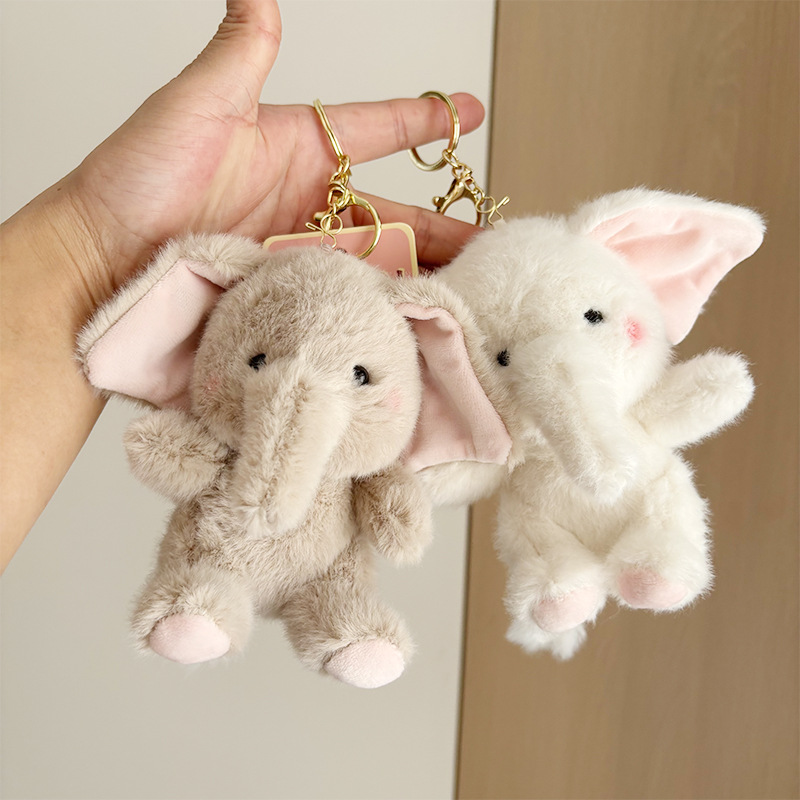 Kids Toys Elephant - 子供の漫画の象のバッグキーホルダーペンダントぬいぐるみ大きな耳人形ぬいぐるみ子供のための 12 センチメートル人形ギフト