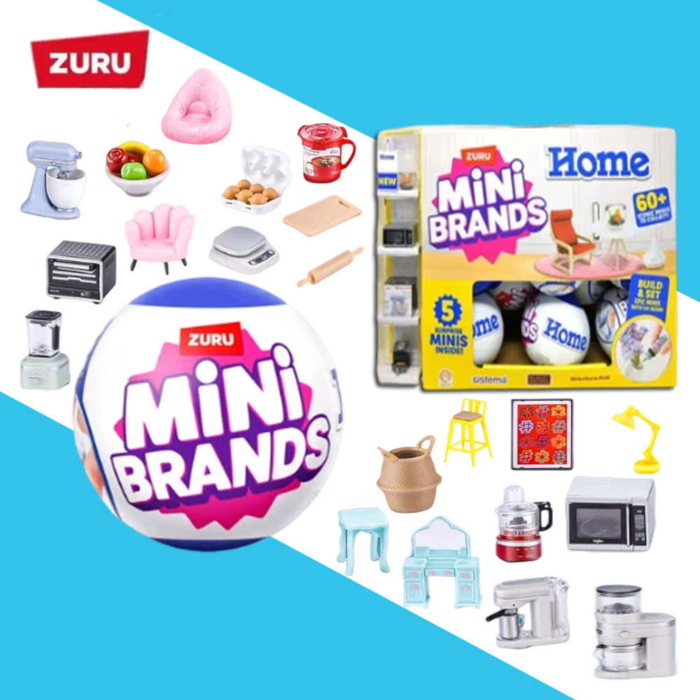 Kids Toys Brands - ZURU ミニブランド ホームシリーズ 1 ボールサプライズ 家具
