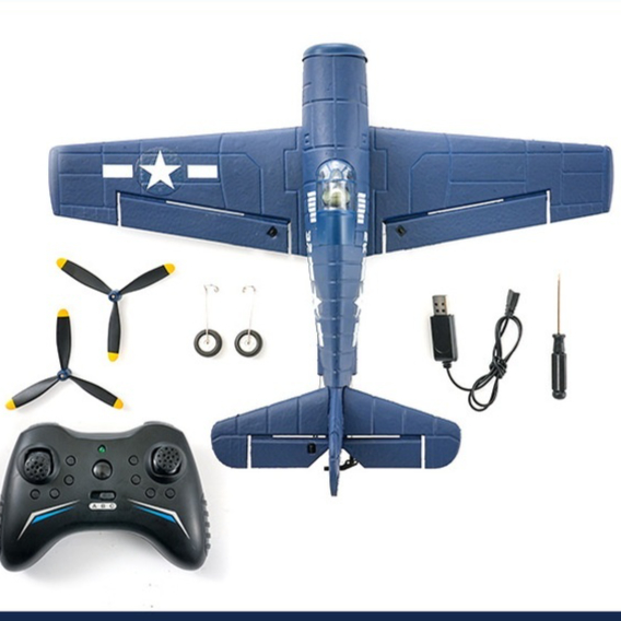 Kids Toys Channel - Fx9503 Rc飛行機 F6f ヘルキャット戦闘機 4チャンネル ブラシレスモーター