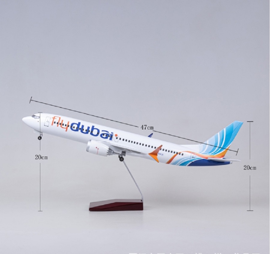 Kids Toys Dubai - ダイキャストお土産モデル 47 センチメートル B737 エアウェイズ樹脂ドバイ飛行機ライトおもちゃ航空会社コレクションギフト飛行機のおもちゃ子供のため