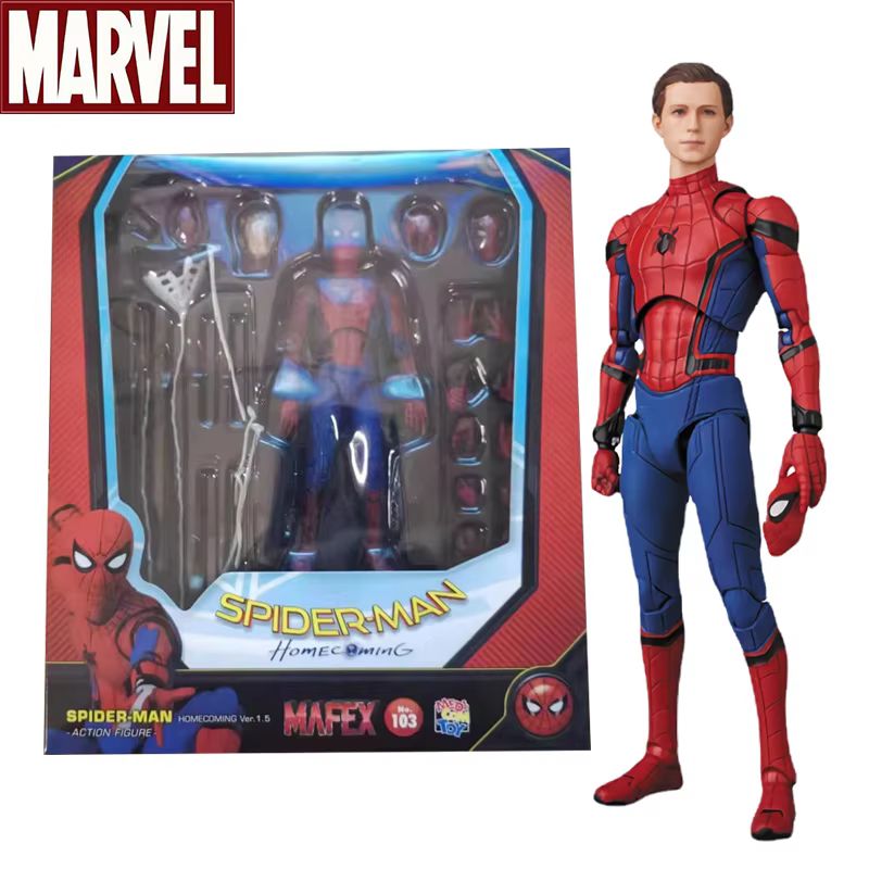 Kids Toys Latest - マフェックス 103 スパイダーマン アクションフィギュア おもちゃ スパイダーマン
