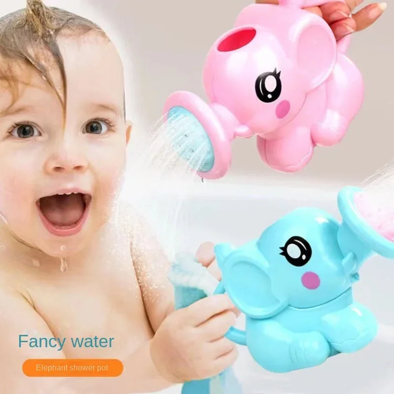 Kids Toys Elephant - プラスチック製の散水器,プラスチック製のバスのおもちゃ,シャワーツール,象の散水ポット,赤ちゃんのバスルーム,夏