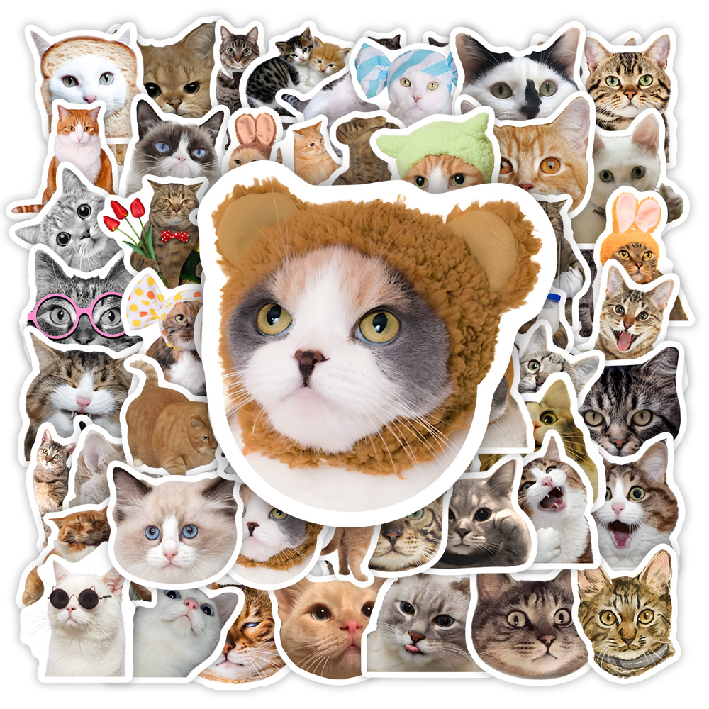 Kids Toys Clipart - 面白い猫クリップアートステッカー子供 DIY ギフトおもちゃ装飾デカールスクラップブックジャーナルラップトップ荷物ボトル防水