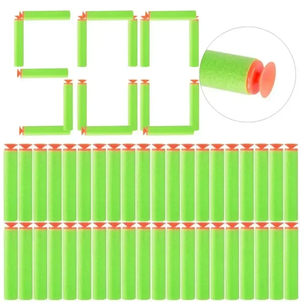 Foam Dart Gun - 7.2cm 100/1000個 吸盤式ダーツ ダーツガン用互換リフィルダーツ ネルフシリーズ対応 子供向けおもちゃの弾