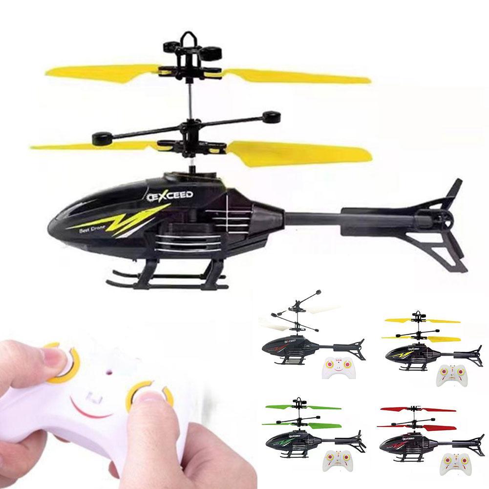 Kids Toys Channel - リモコンヘリコプター 2 チャンネル RC ヘリコプターのおもちゃ子供のための飛行おもちゃ赤外線誘導サスペンション航空機充電ギフト
