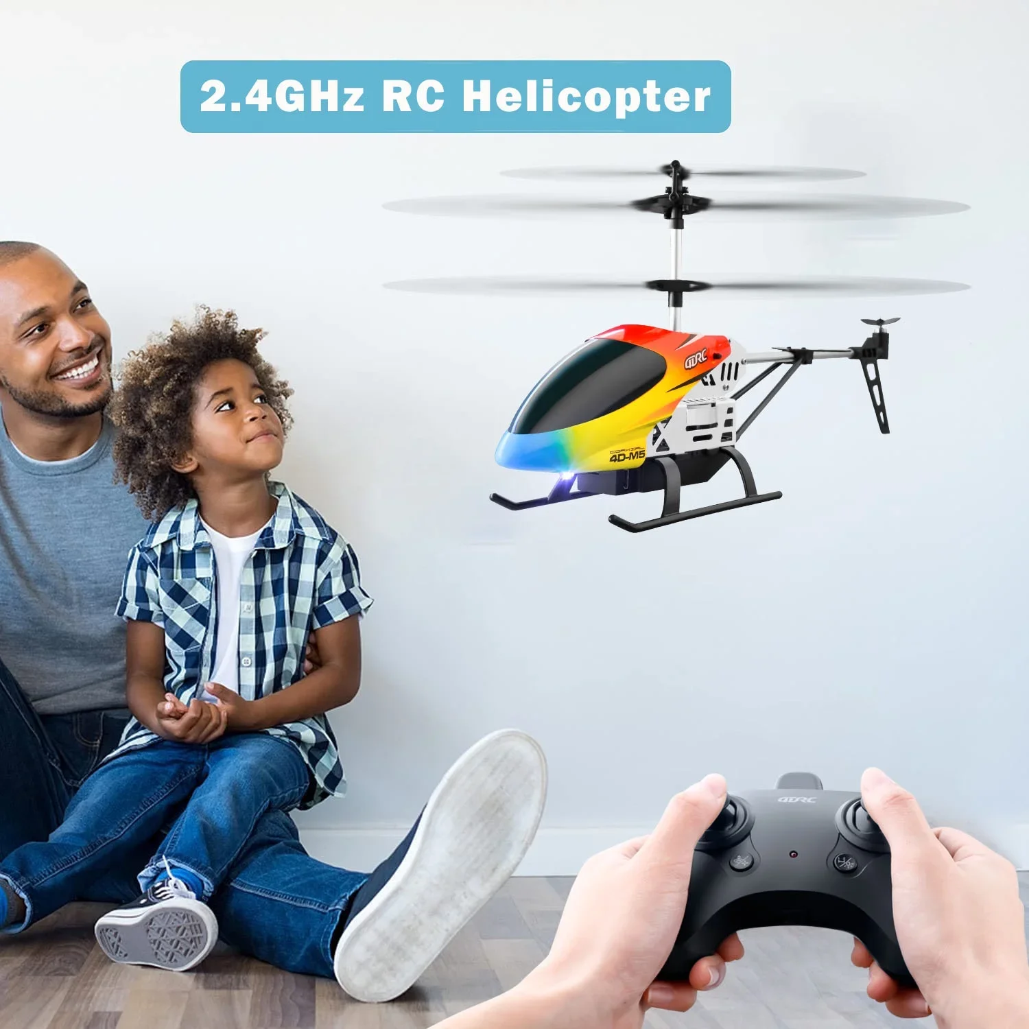 Kids Toys Channel - DWiリモコンRCヘリコプター ジャイロ高度維持機能付きドローン 3.5チャンネル航空機 室内飛行 おもちゃ 男の子