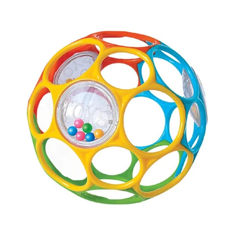 Kids Toys Deals - 赤ちゃん用感覚歯固めボール、運動能力の発達を促進、ベビーシェイカー、歯が生えるための噛むおもちゃ、幼児、教育用。