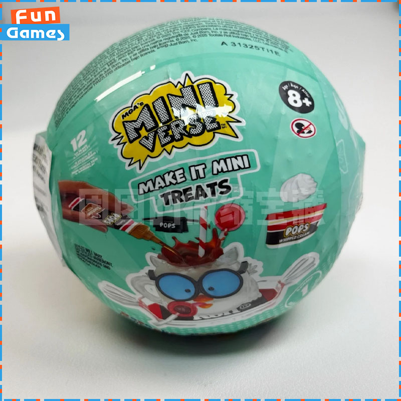 Kids Toys Brands - MGAミニバース ミニブラインドボールトイ ハロウィンフード プレイハウストイ ブランドスナック ミニミステリーボックス