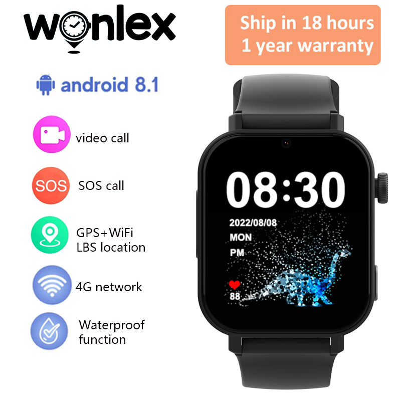 Kids Smartwatch Gps - Wonlex KT36 4Gスマートウォッチ キッズGPS WiFi位置追跡 SOSアラート