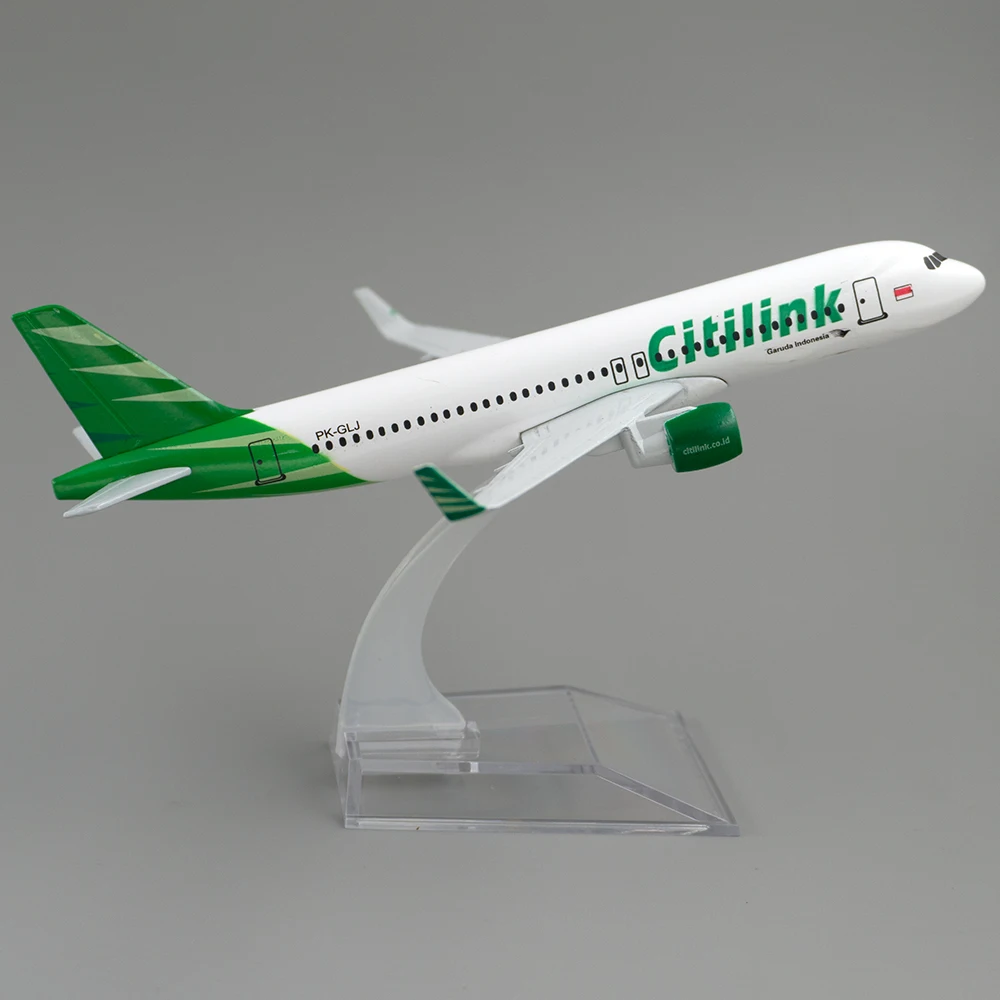 Kids Toys Indonesia - 1/400 航空機インドネシア Citilink エアバス A320 16