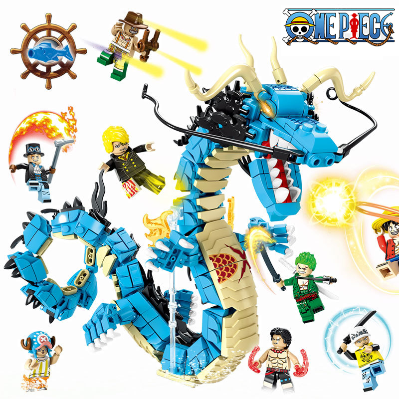 Kids Toys Lego - ワンピース 組み立てブロック ブラインドボックス ルフィ ゾロ カイドー