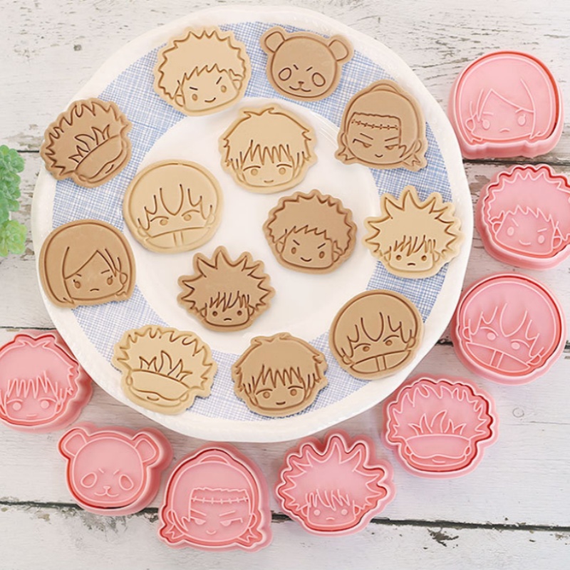 8個入り 呪術廻戦 ケーキクッキーカッター アニメフィギュア - Kids Toys Kitchen のレビューと価格