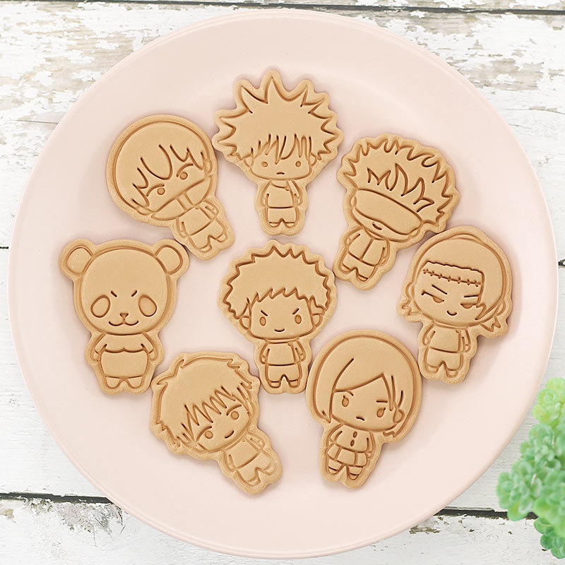 8個入り 呪術廻戦 ケーキクッキーカッター アニメフィギュア - Kids Toys Kitchen のレビューと価格