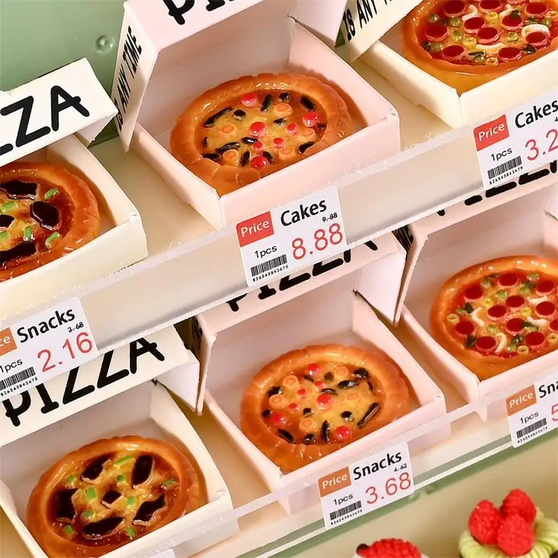 10 個ドールハウスミニチュア模擬ピザモデルキッチン食品アク - Kids Toys House のレビューと価格