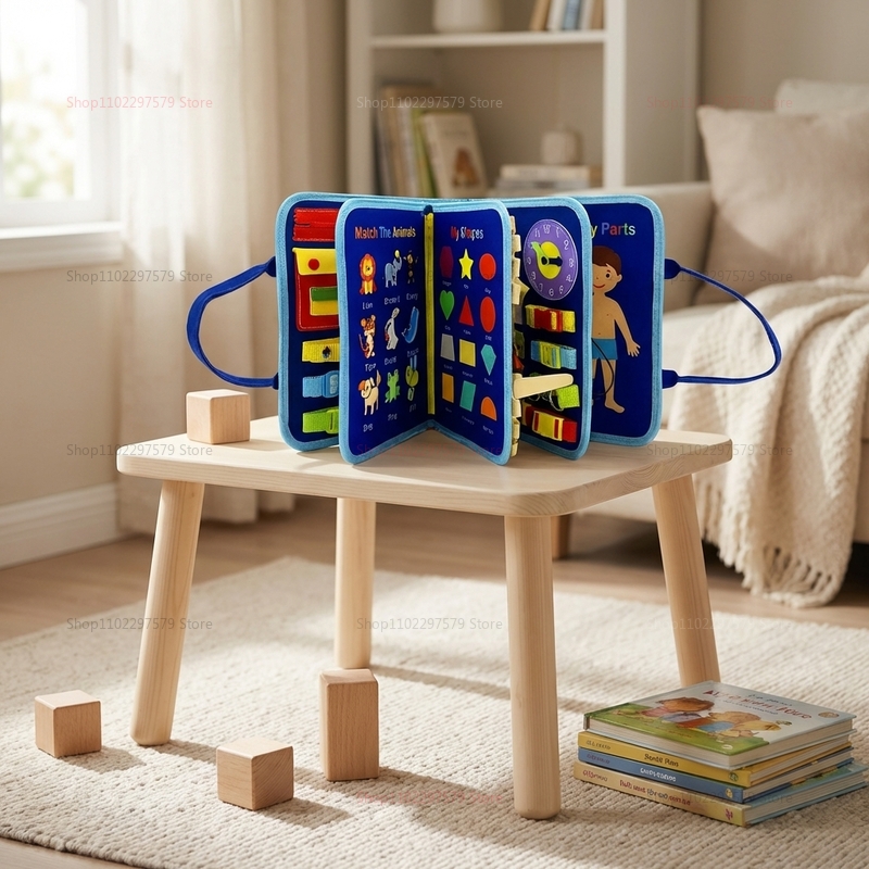 モンテッソーリ ビジーボード 感覚玩具 教育的な旅行用アクテ - Kids Toys Brands のレビューと価格