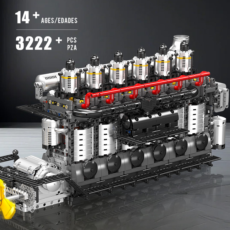 モールドキング 10209 テクニカルカーエンジントイズ 電 - Kids Toys Lego のレビューと価格