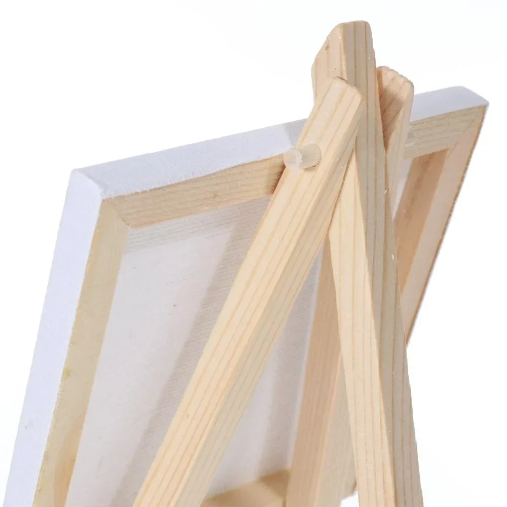 10/12個入りミニキャンバスとイーゼルセット、小型アートイ - Kids Art Easel のレビューと価格