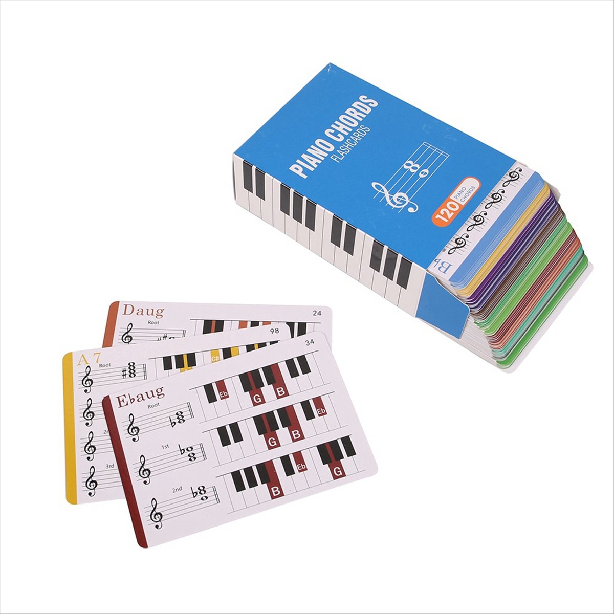 ABST ピアノコード ピアノコードチャート フラッシュカー - Educational Flash Card のレビューと価格