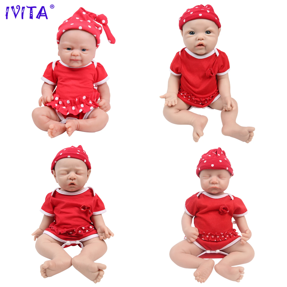 IVITA 100% シリコーンリボーンベビードール塗装リア - Kids Toys Deals のレビューと価格
