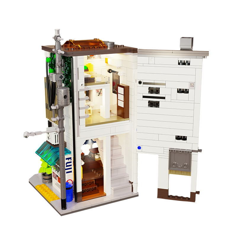 ボックスcada都市-日本の蒸し付きバンハウスアーキテクチャ - Kids Toys Lego のレビューと価格