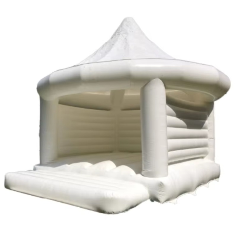 子供用インフレータブルホワイトウェディングバウンスハウス屋外 - Kids Toys House のレビューと価格