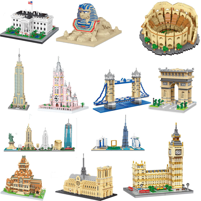 MOC 世界有名都市景勝地建築レンガセットニューヨークドバイ - Kids Toys Dubai のレビューと価格
