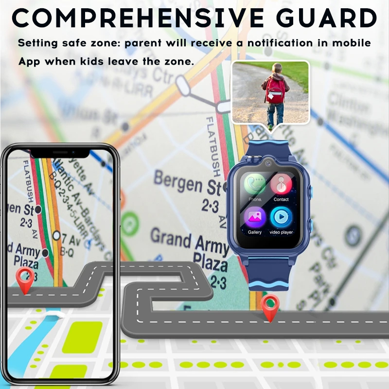 Wonlexスマートウォッチキッズ4G KT18Pro An - Kids Smartwatch Gps のレビューと価格