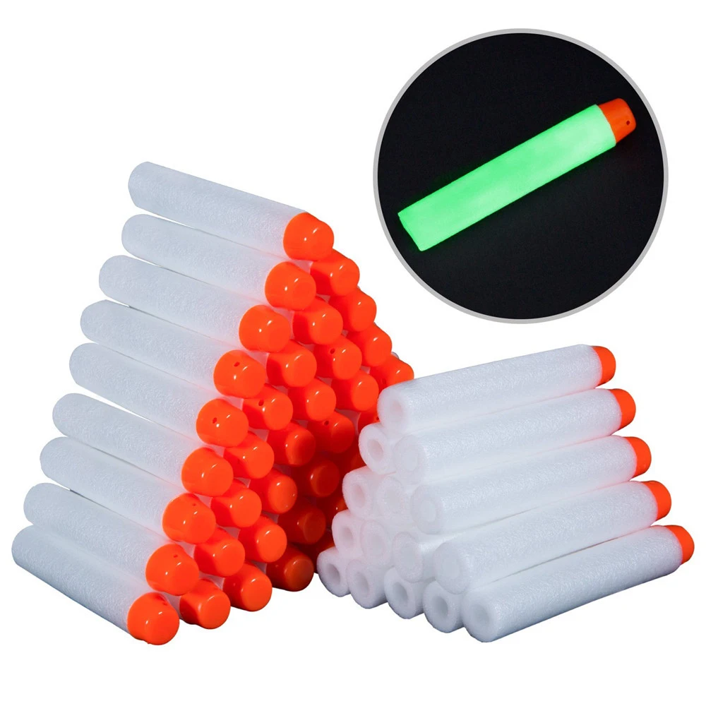 2J-Aホワイトグローインザダークソフトリフィル弾丸交換用発 - Foam Dart Gun のレビューと価格