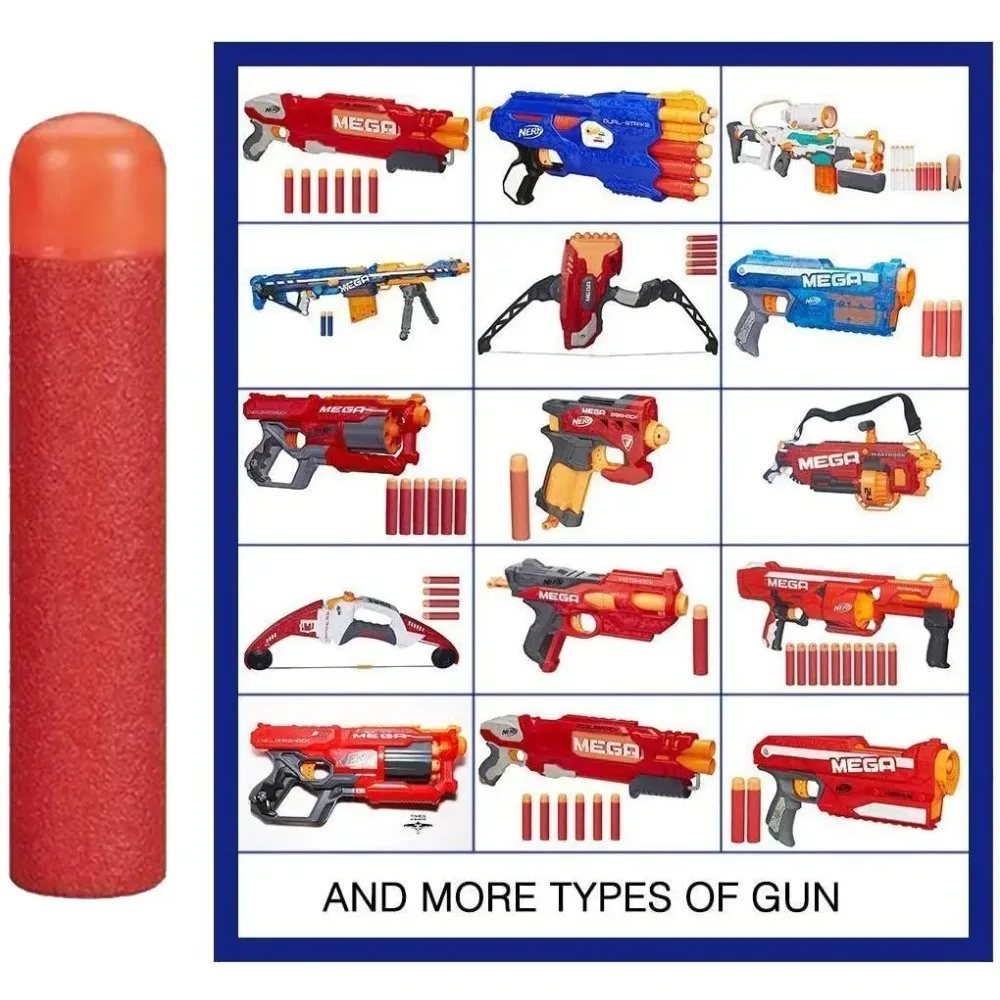120 パック リフィル ダーツ 9.5 センチメートル フ - Foam Dart Gun のレビューと価格