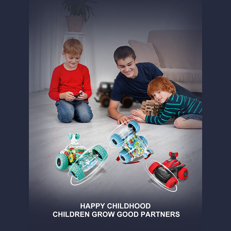 ワイヤレス電動リモコンスタントフリップカー 4チャンネル 透 - Kids Toys Channel のレビューと価格