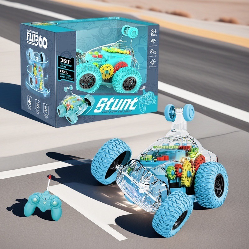 ワイヤレス電動リモコンスタントフリップカー 4チャンネル 透 - Kids Toys Channel のレビューと価格