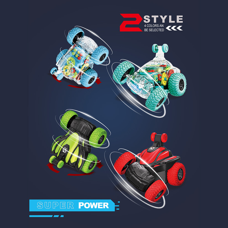 ワイヤレス電動リモコンスタントフリップカー 4チャンネル 透 - Kids Toys Channel のレビューと価格