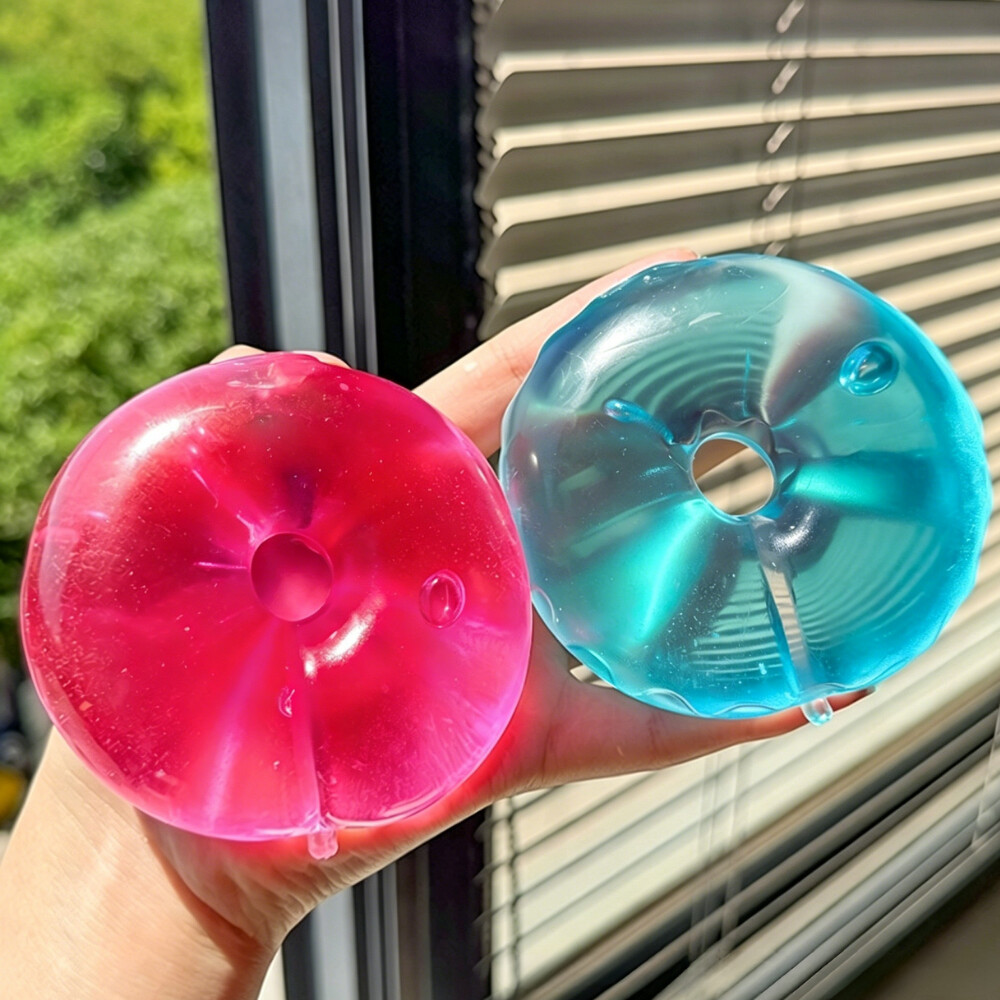 成形可能な超クリアマルトースドーナツストレスボール、スローリ - Sensory Fidget Toys のレビューと価格