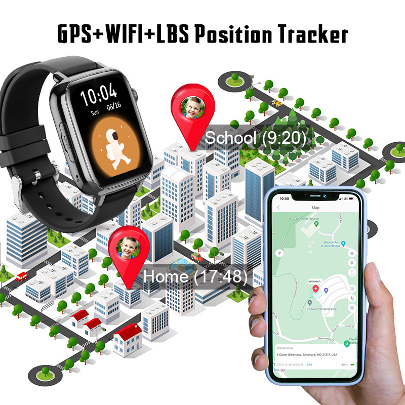 Wonlex KT34 子供用スマートウォッチ 4G WiF - Kids Smartwatch Gps のレビューと価格