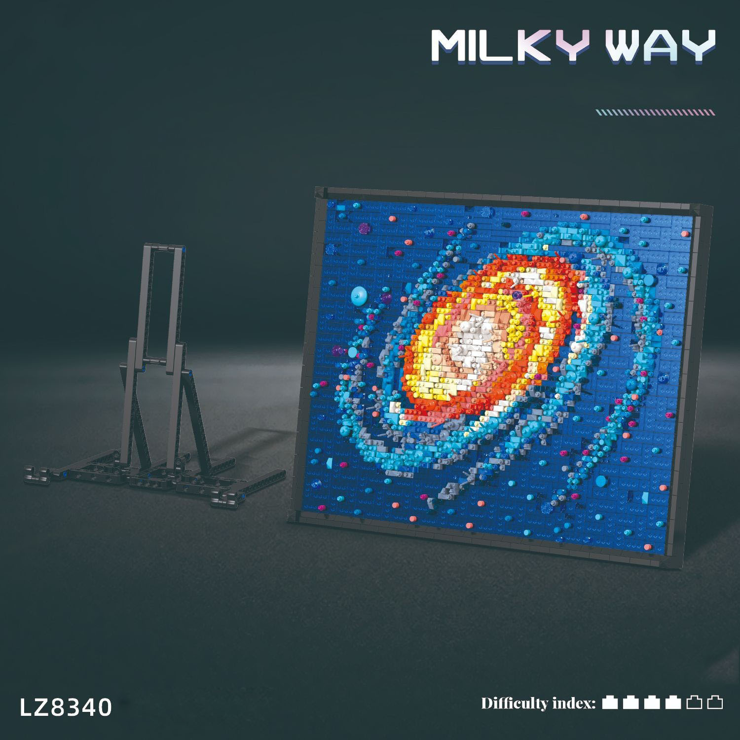 アイデア絵画ブロックピクセルアート額縁イーゼル建設キットビル - Kids Art Easel のレビューと価格