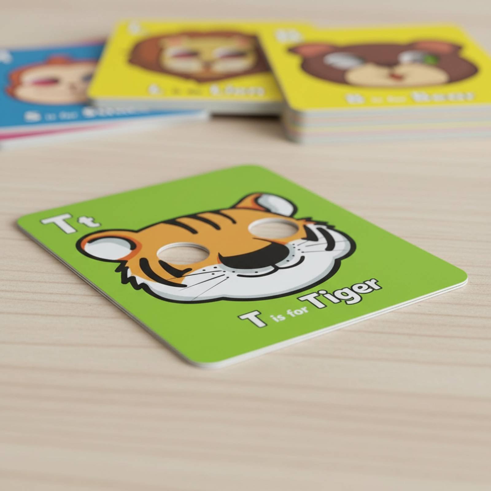 クリーチャーマスク フラッシュカード インタラクティブクリー - Educational Flash Card のレビューと価格