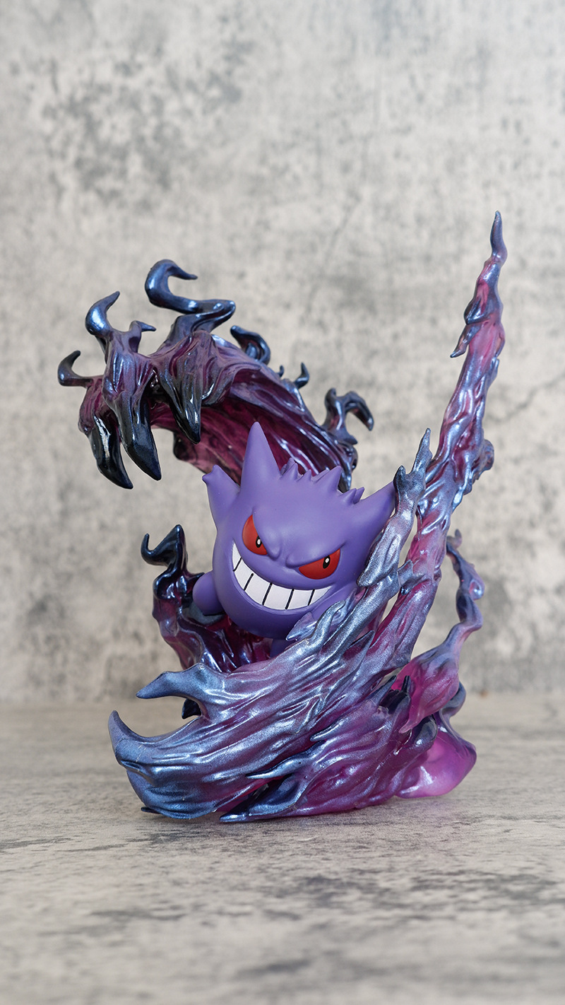 19cm アニメポケモン ゲンガー バトルバージョン PVC - Kids Toys Latest のレビューと価格
