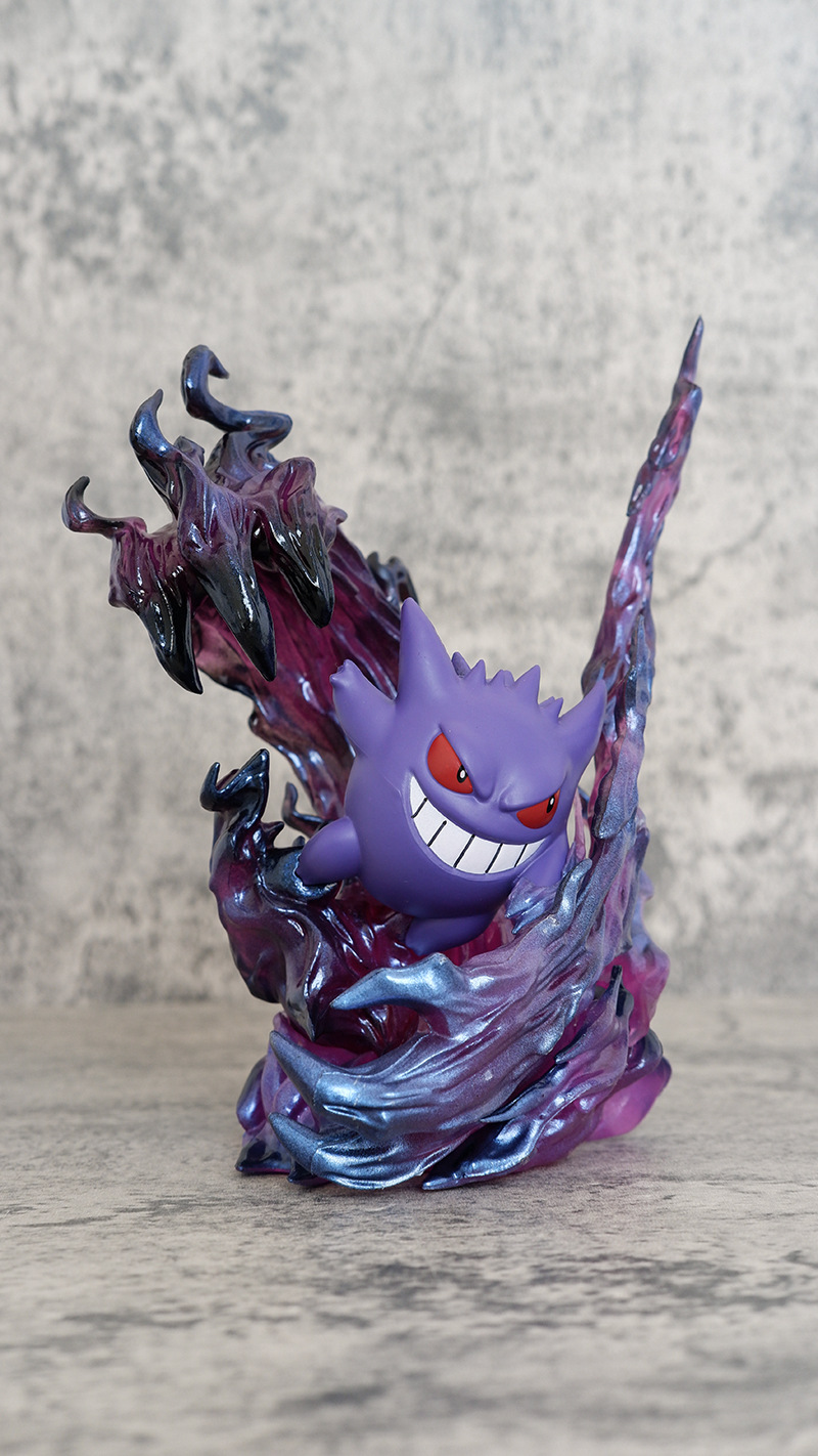 19cm アニメポケモン ゲンガー バトルバージョン PVC - Kids Toys Latest のレビューと価格