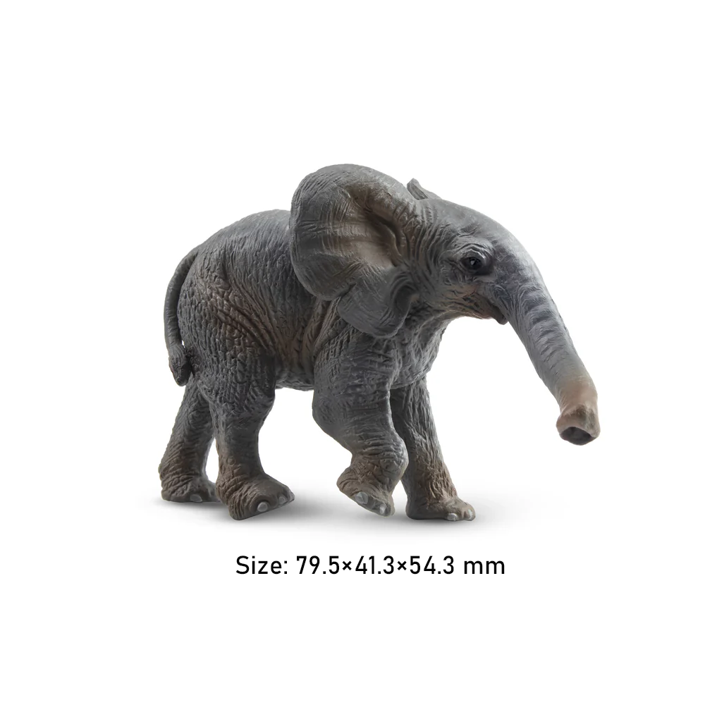 子供のおもちゃ,象,子牛,野生動物モデル,ミニフィギュア,ア - Kids Toys Elephant のレビューと価格