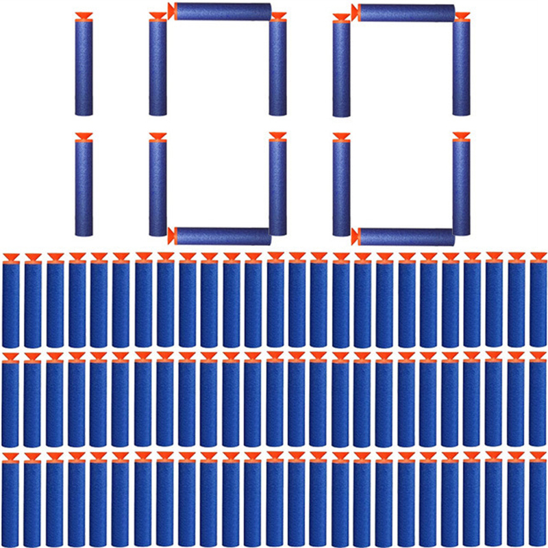 子供のおもちゃの銃のヘッドのセット,100個,nerf n- - Foam Dart Gun のレビューと価格
