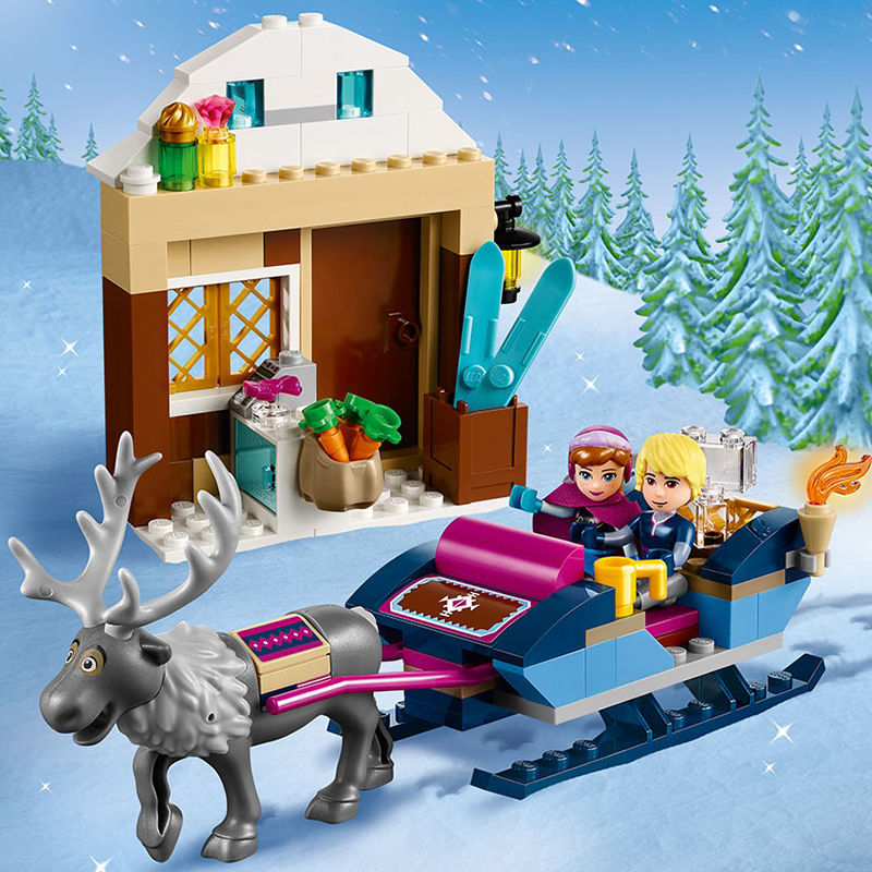 プリンセス エルサ アナ スキー ソリ ビルディングブロック - Kids Toys Lego のレビューと価格