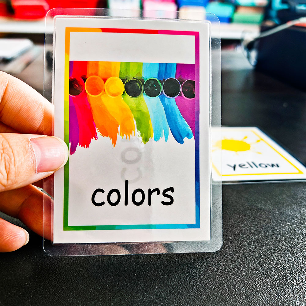 モンテッソーリ赤ちゃん学習カード色認知漫画英語フラッシュカー - Educational Flash Card のレビューと価格