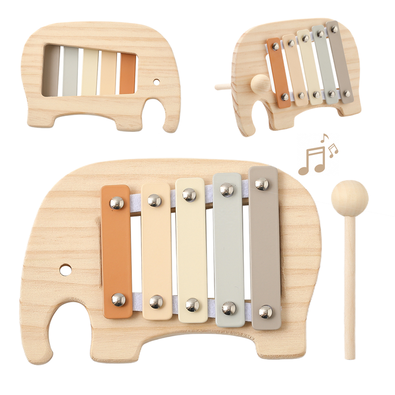 赤ちゃんモンテッソーリおもちゃ漫画象打楽器木琴おもちゃ赤ちゃ - Kids Toys Elephant のレビューと価格