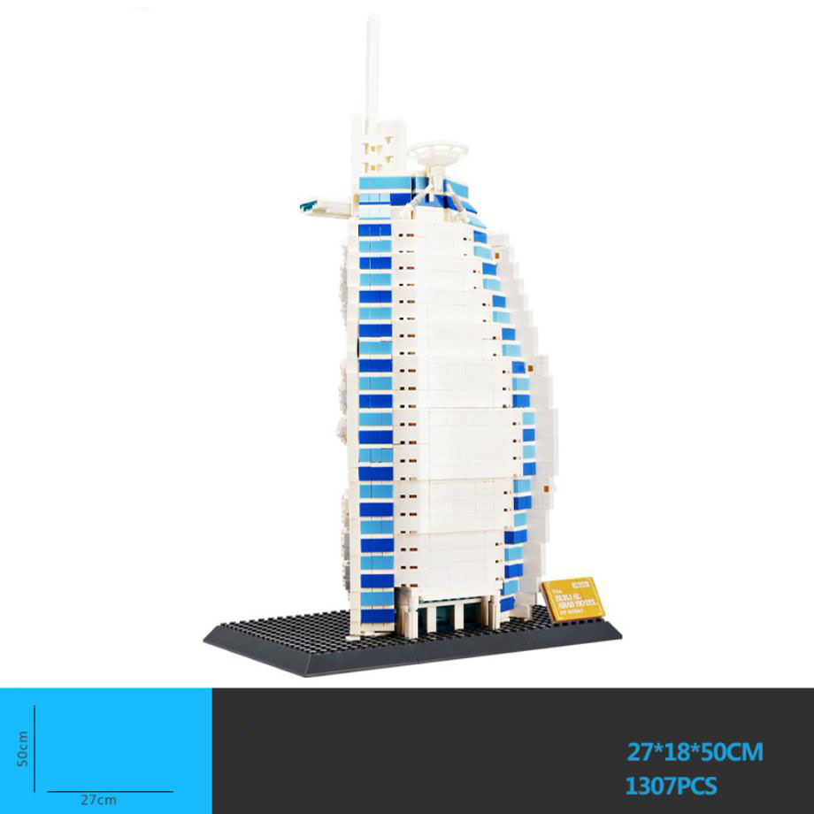 子供のためのビルディングブロック,世界的に有名な建築,ブルジ - Kids Toys Dubai のレビューと価格