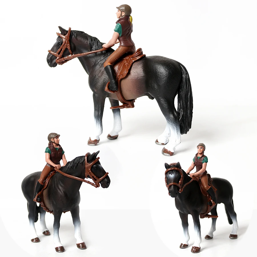 おもちゃの馬 乗馬ライダー 馬プレイセット 家畜 アクション - Sandbox Play Set のレビューと価格
