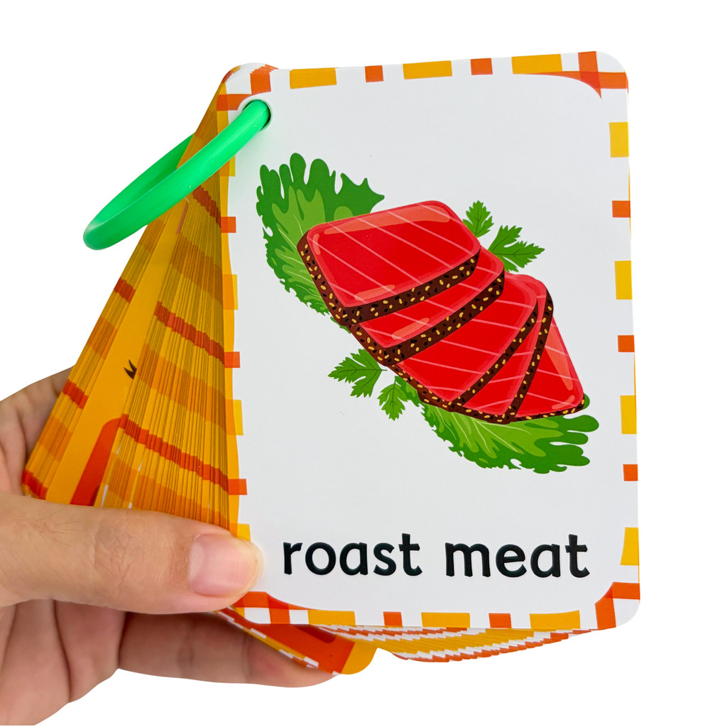 おいしい食べ物の語彙 英語フラッシュカード 子供向け 学校  - Educational Flash Card のレビューと価格