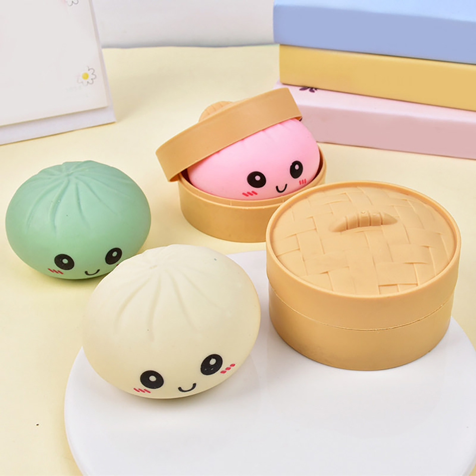 新しい餃子スクイーズブラインドボックスソフトリアルなカラフル - Kids Toys Kitchen のレビューと価格