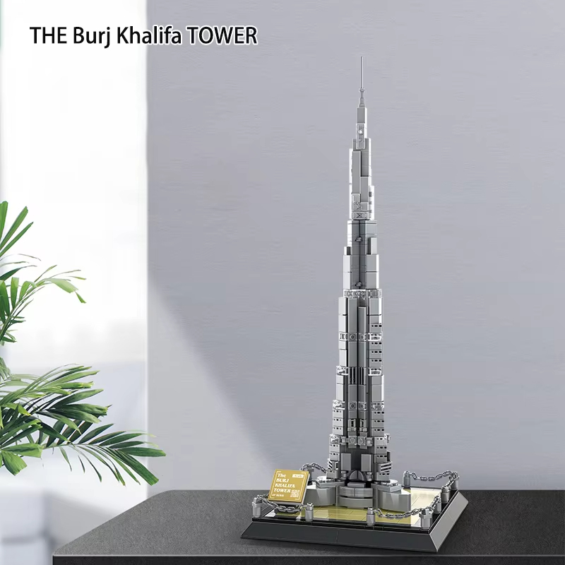 DIY ブルジュ・カリファタワー ミニビルディングブロックセ - Kids Toys Dubai のレビューと価格