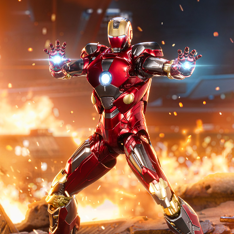 ZD Toys アベンジャーズ アイアンマン 1/10 18 - Kids Toys Under $10 のレビューと価格